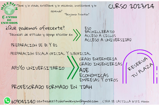 Centro de Estudios Milenium, Centro educativo en Narón,A Coruña