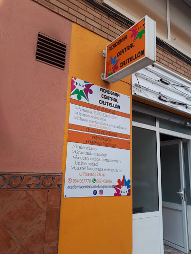 Academia Central Castellón, Escuela mixta en Castellón de la Plana,Castellón