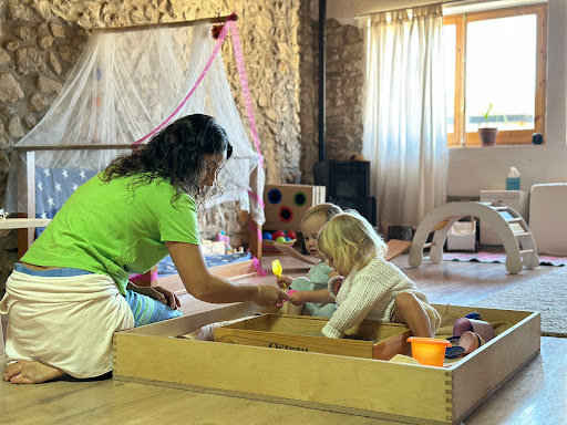 El Niuet d'Olopte, Jardín de infancia en Olopte,Girona