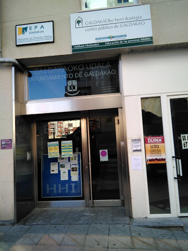 Centro de Educación de Personas Adultas de Galdakao, Escuela de educación para adultos en Galdakao,Bizkaia