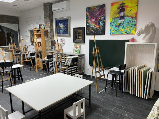 Academia de pintura Machado y Taller de Cerámica JAS, Escuela de Arte en Sevilla la Nueva,Madrid